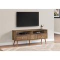 Daphnes Dinnette 48 in. TV Stand with 3 Drawers, Walnut DA2618291